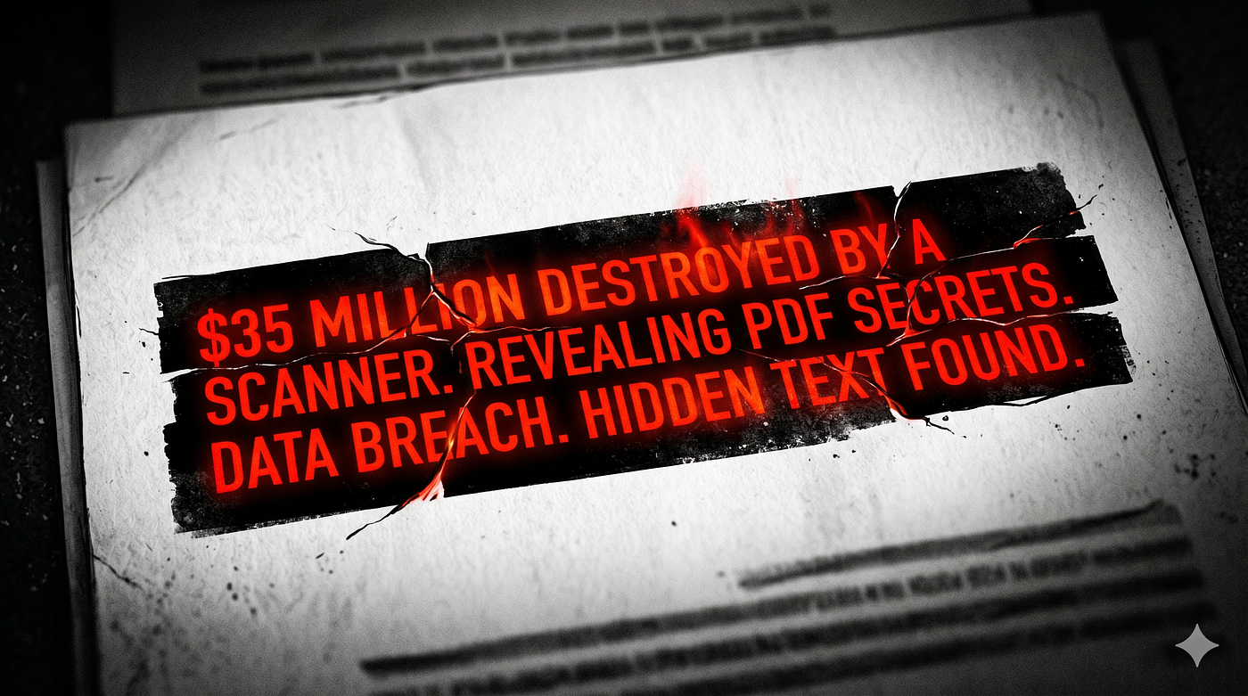 $35 Million. Destroyed by a Scanner.