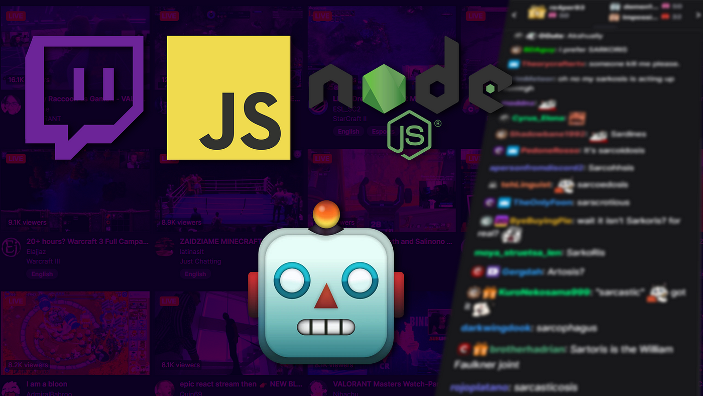 Twitch Customization Level OMEGA: Write Your Own Twitch Bot with Node.js  and tmi.js — Part 1 | by Thompson Plyler | JavaScript in Plain English