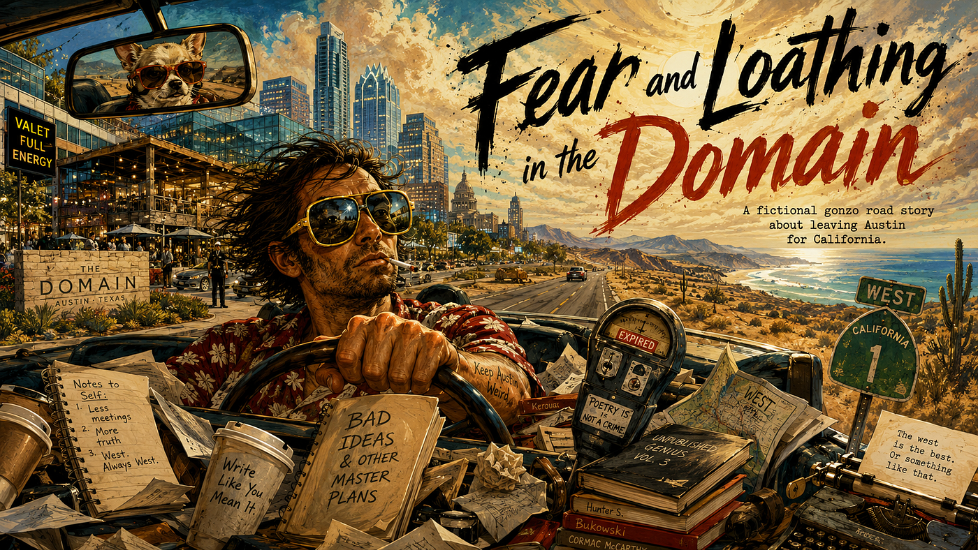 Fear and Loathing in the Domain: A Story About Leaving Austin for California