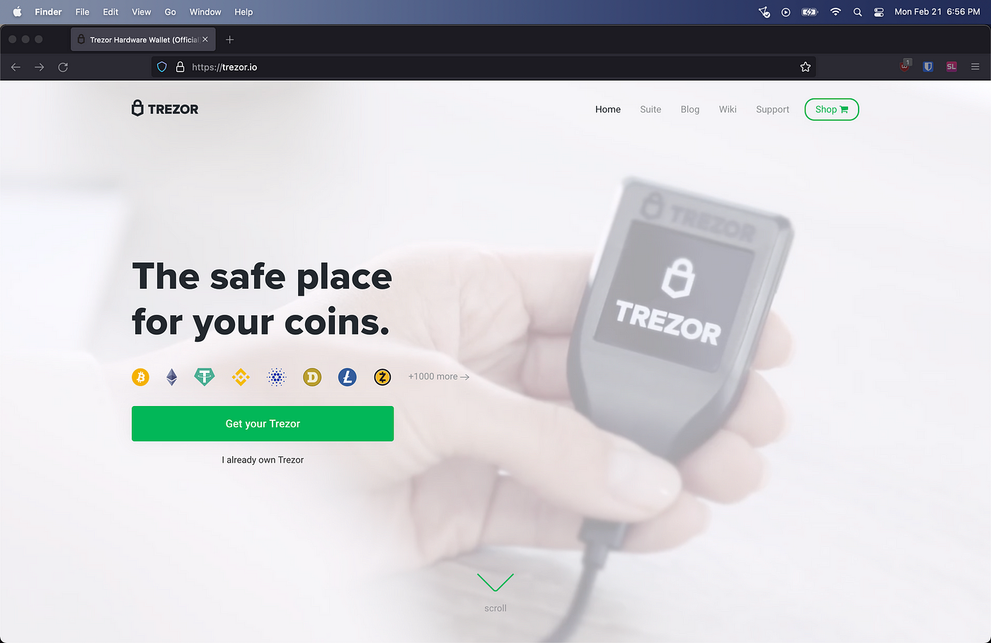 Trezor Suite Install. Not your keys, not your coins. Hardware… | by  cypherbean | Medium