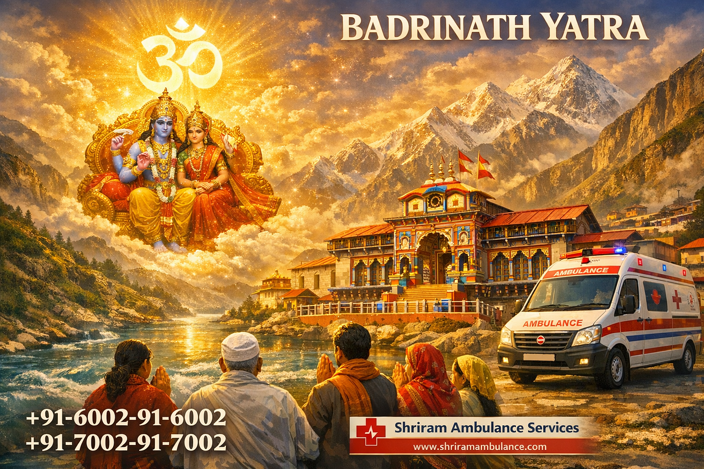 Shriram Ambulance, Badrinath — Rapid Medical Help for Pilgrim Emergencies