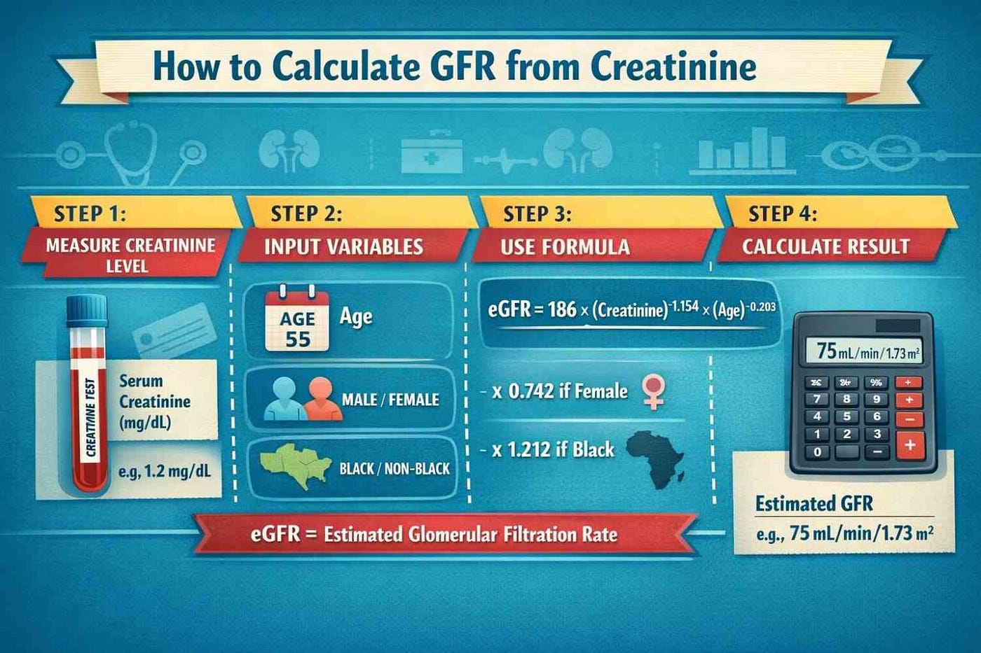 How to Calculate GFR from Creatinine?