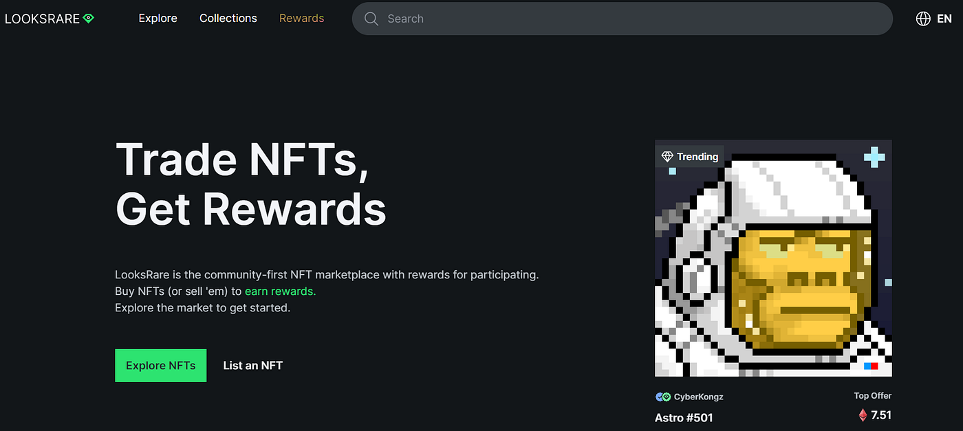 LOOKS RARER WITH PICKLE. LooksRare has taken the NFT world by… | by Pickle  Finance | Medium