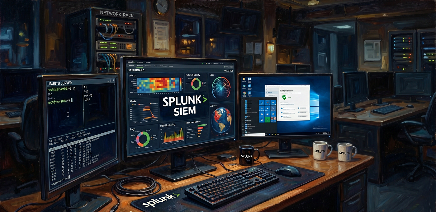 Splunk SIEM Deployment: Step-by-Step Guide to Forwarding Windows 10 Logs to an Ubuntu Server