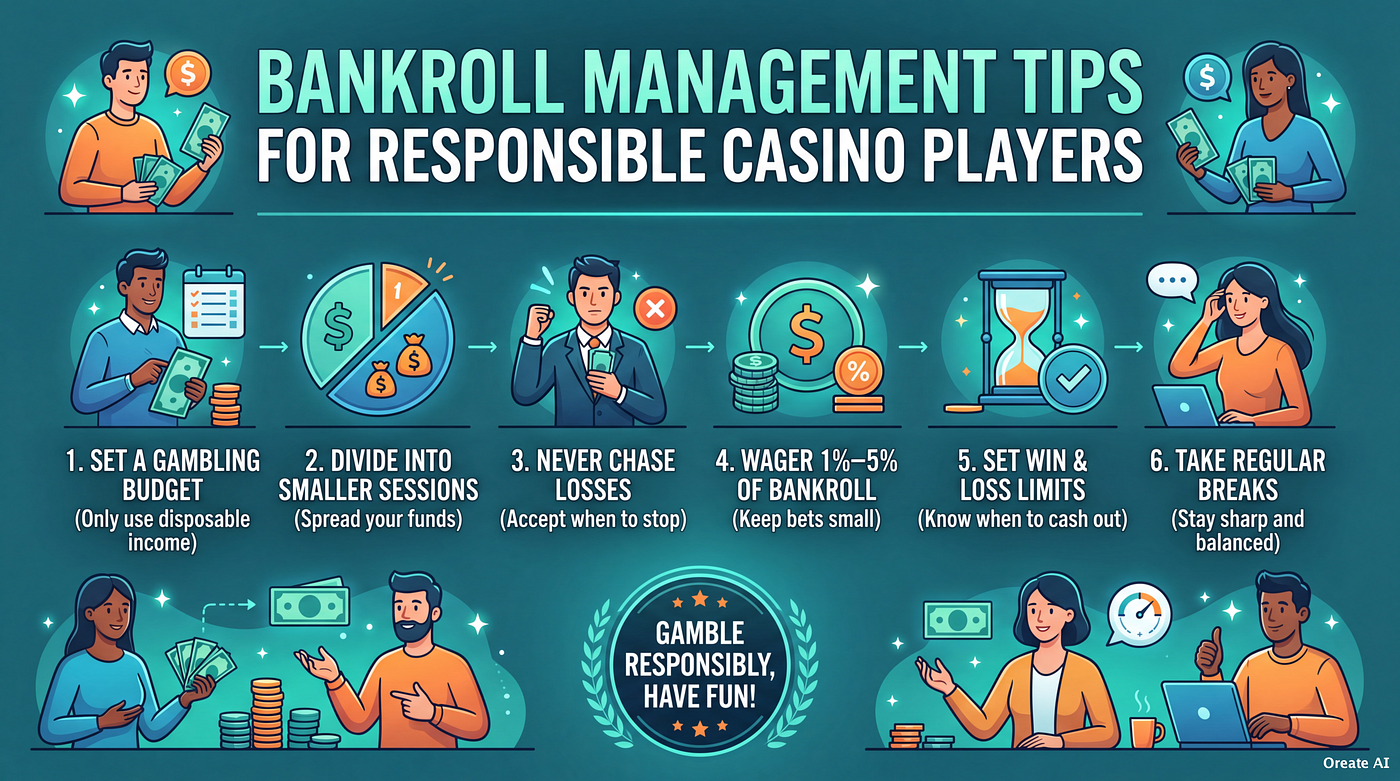 Bankroll Management Tips for Responsible Casino Players