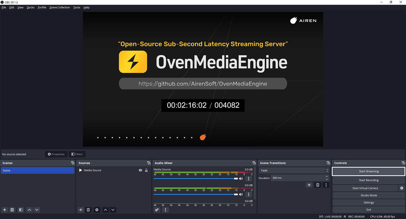 Low-Latency Streaming to OvenStudio LLHLS using OBS Studio by AirenSoft Sep, 2023 Medium