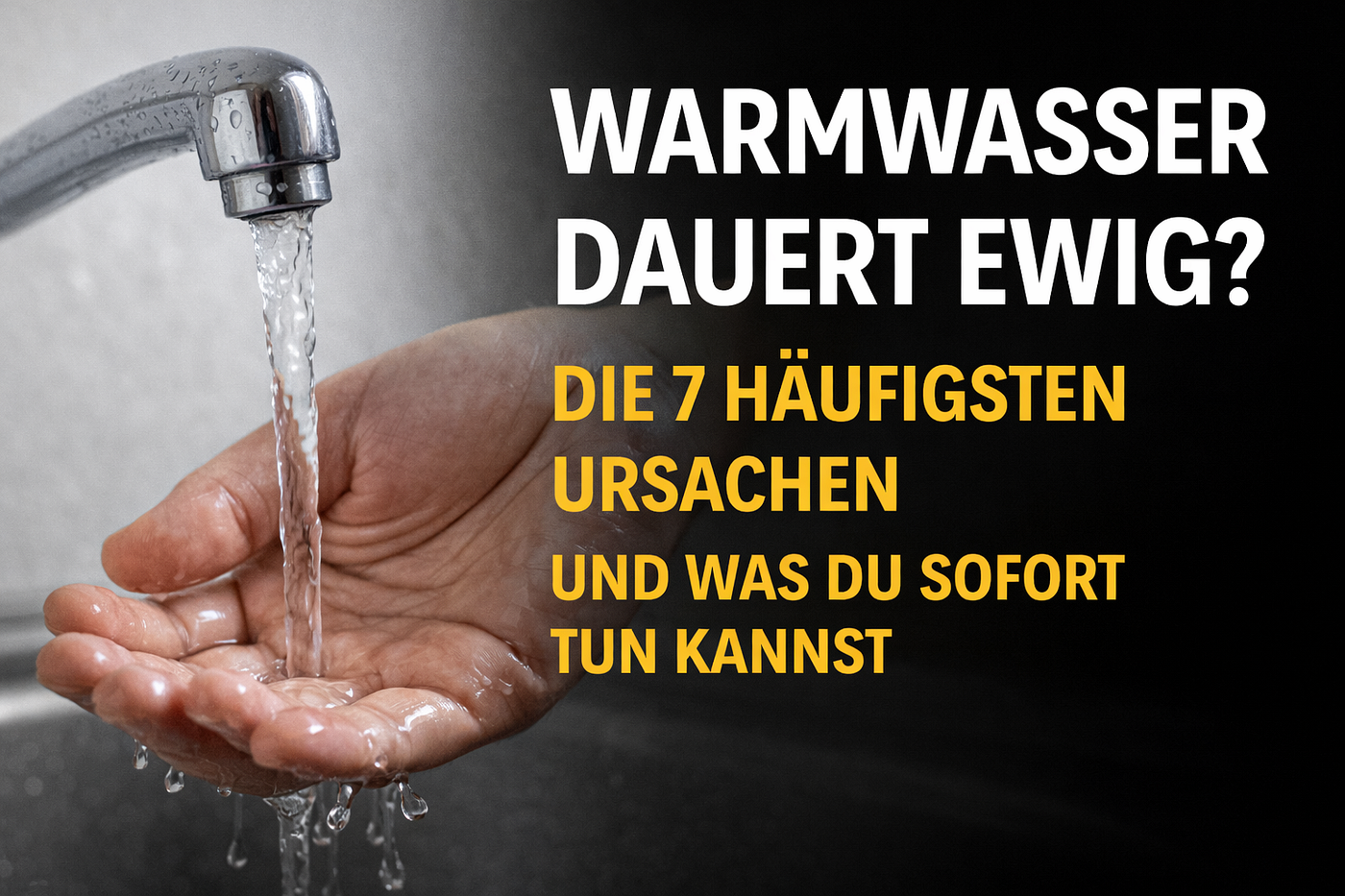 Warmwasser dauert ewig? Die 7 häufigsten Ursachen und was du sofort tun kannst