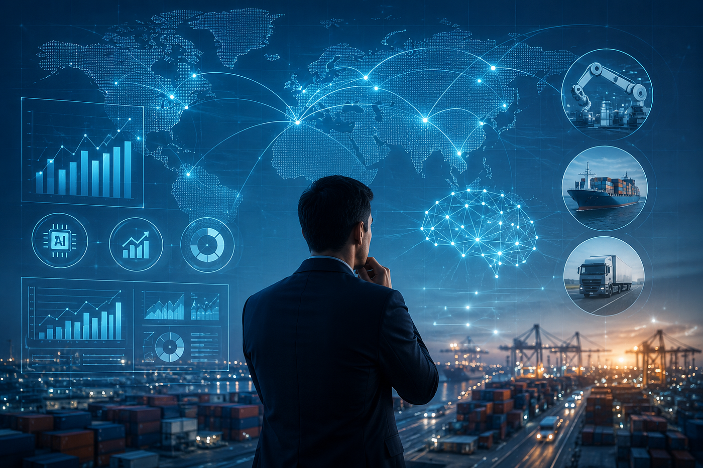 How is AI transforming supply chain management in Dynamics 365?