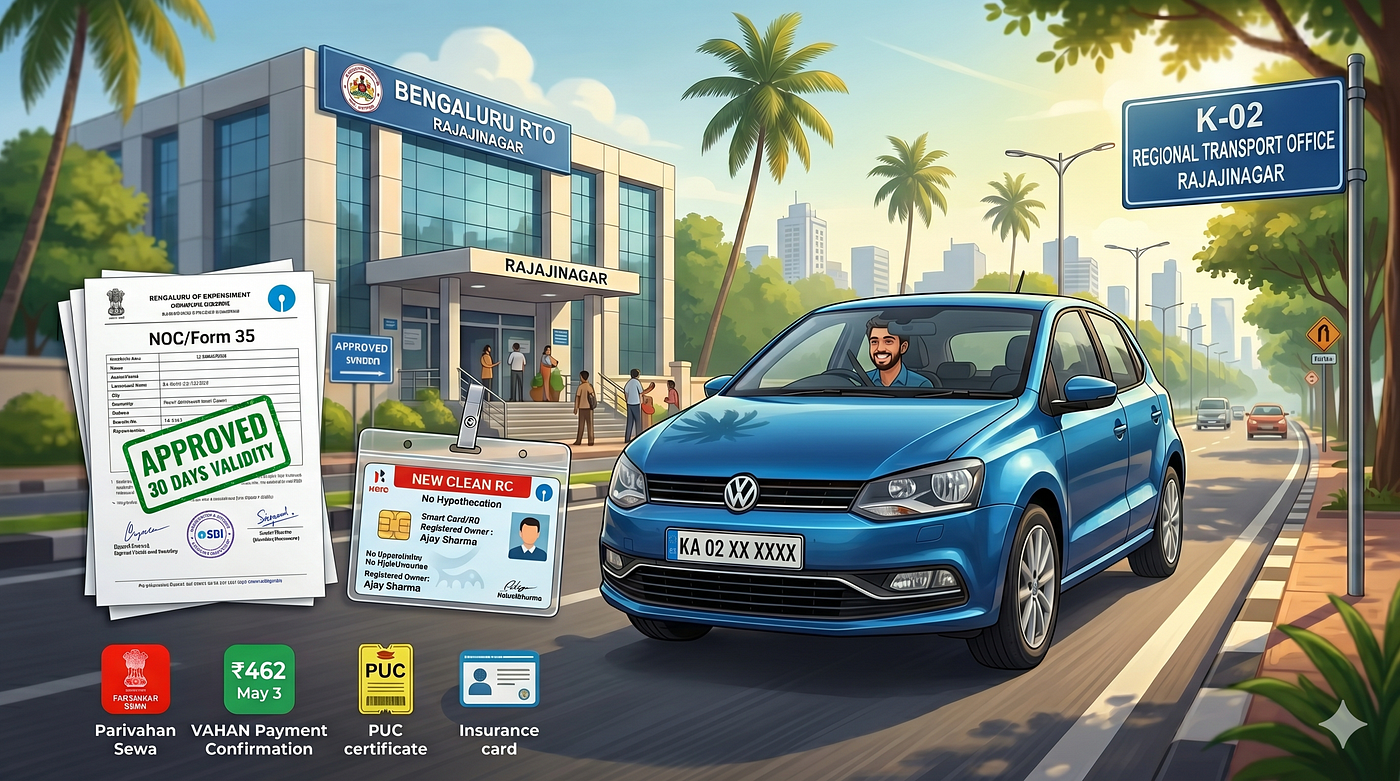 No Agents Needed: My Step-by-Step Guide to Closing a Vehicle Loan and Removing Hypothecation at RTO…
