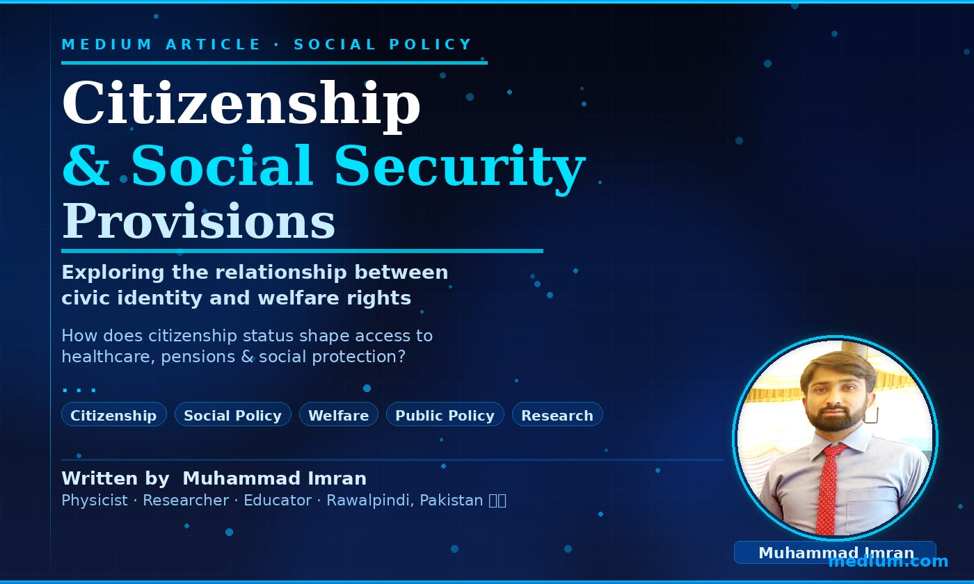 The relationship between citizenship and social security provision