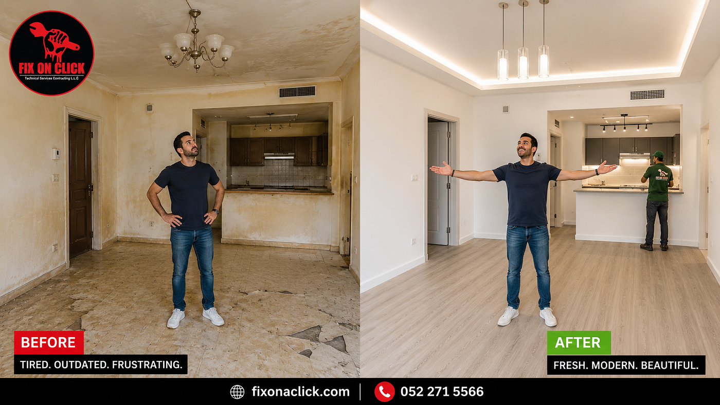Apartment Renovation in Dubai — How to Plan a Complete Refresh Without Moving Out