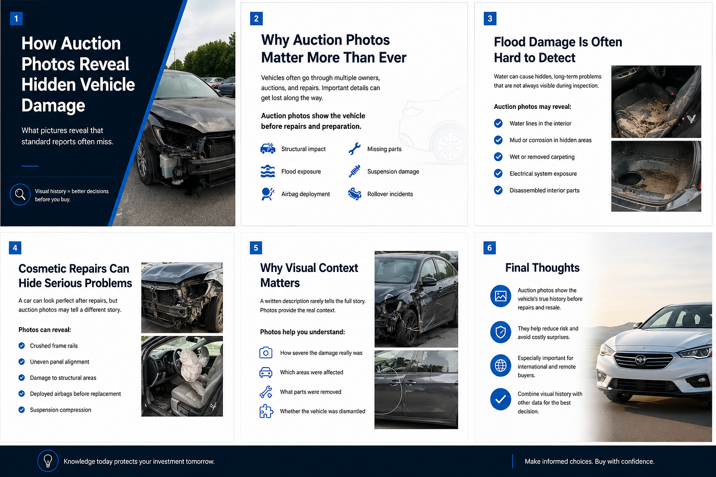 How Auction Photos Reveal Hidden Vehicle Damage