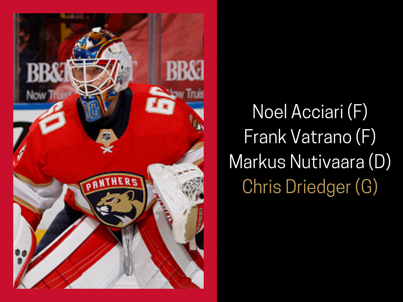 Kraken goalie Chris Driedger on NHL Waivers