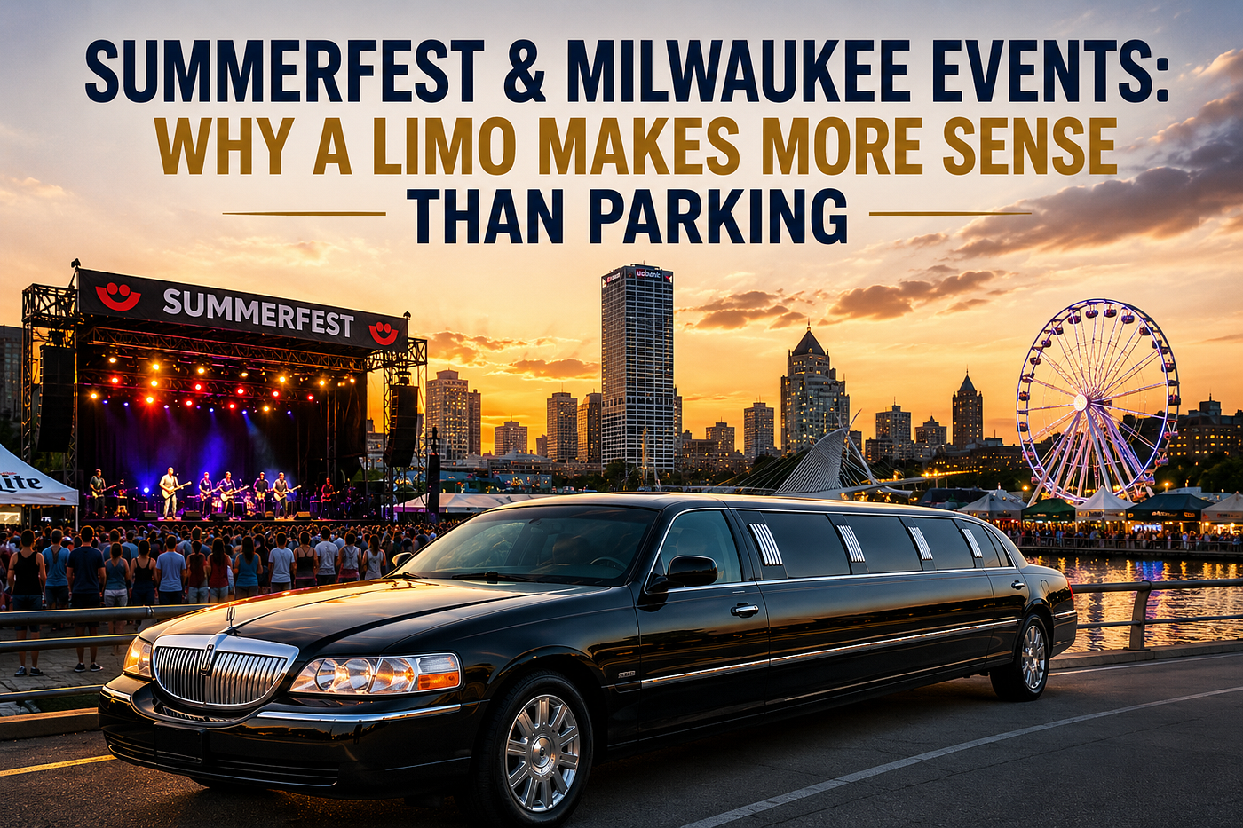 Summerfest 2026 & Milwaukee Events: Why a Limo Makes More Sense Than Parking