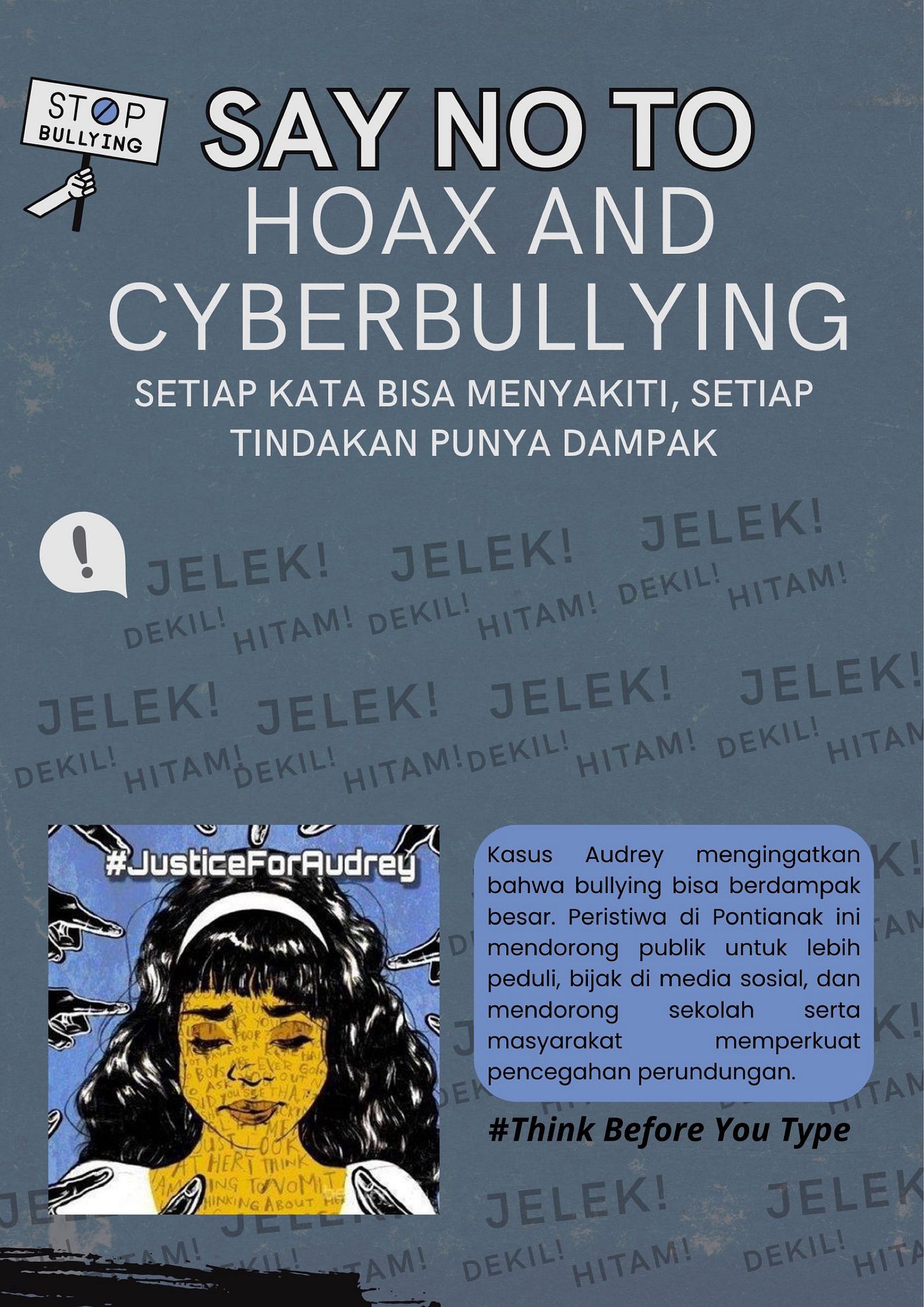Say No To Hoax And Cyberbullying
