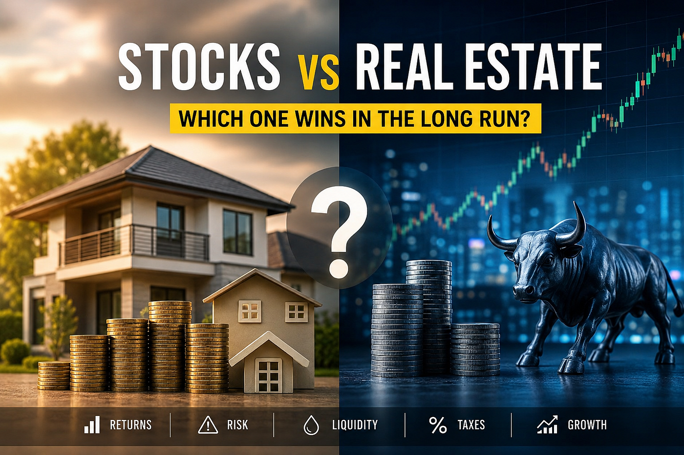 Stock vs Real Estate Can Stocks Really Beat Real Estate in the Long Run?
