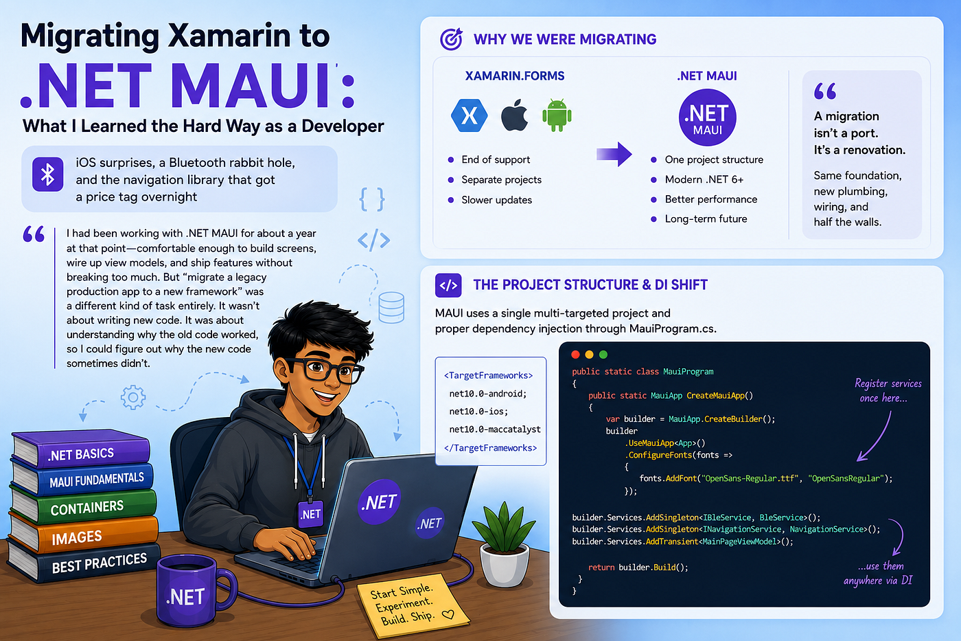 Migrating Xamarin to .NET MAUI: What I Learned the Hard Way as a Developer