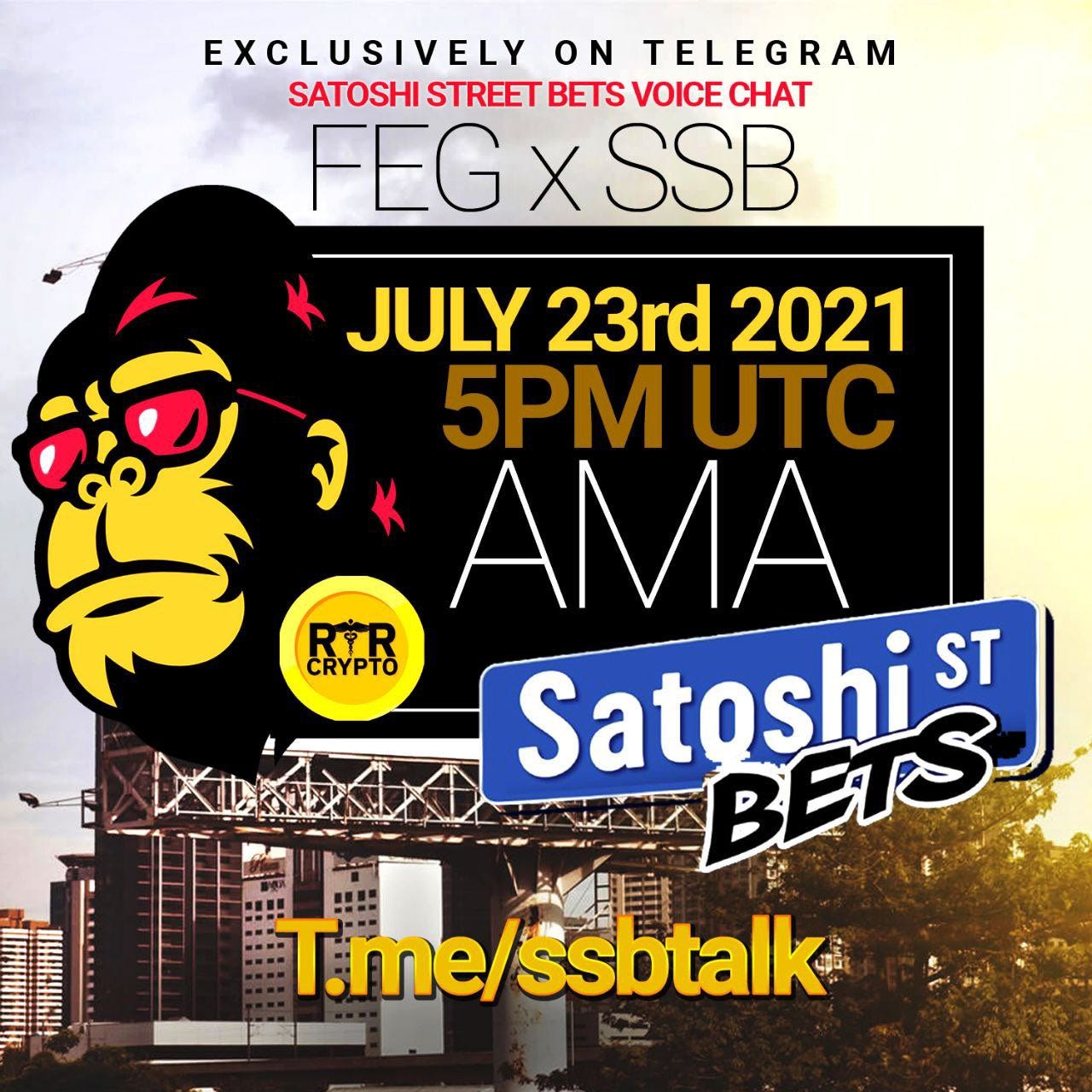 FEG Token AMA With SatoshiStreetBets Telegram @SSBtalk | by  SatoshiStreetBets | Medium