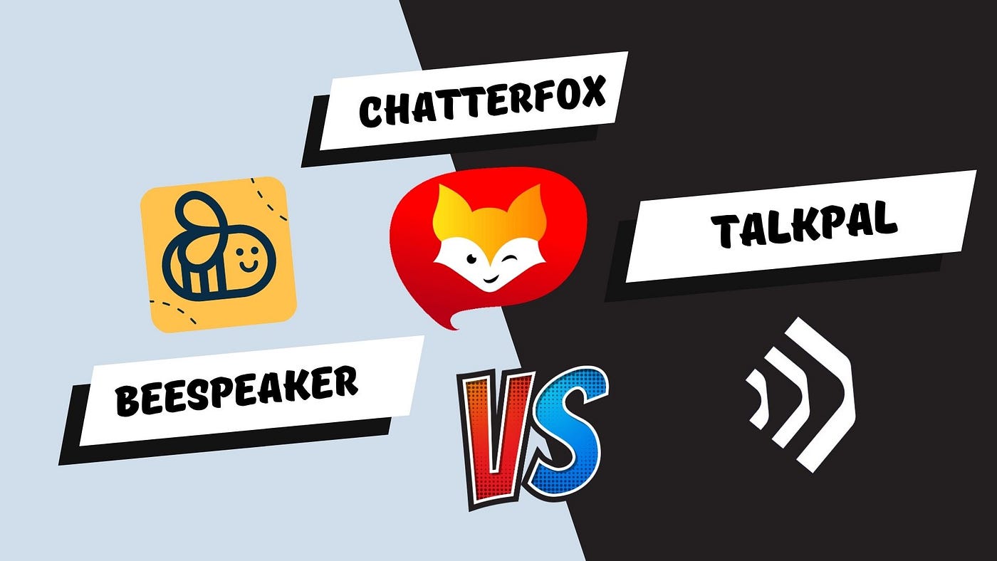 BeeSpeaker vs TalkPal vs ChatterFox: Which Speaking App Actually Works?