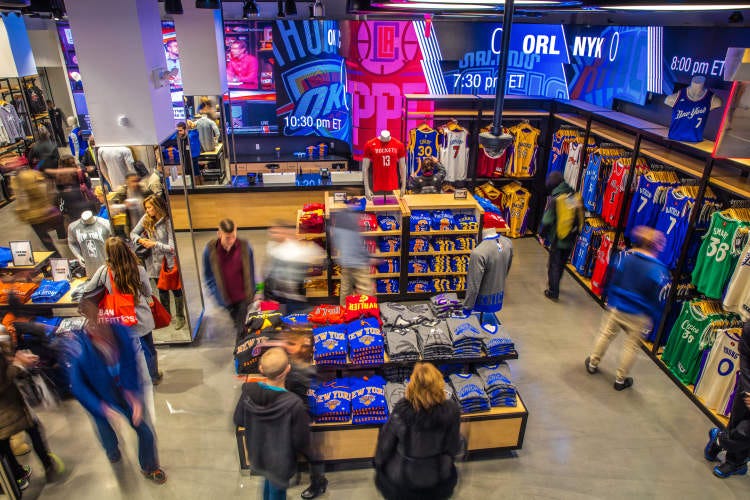 Everything we know about the country's first NBA store - DSCVR