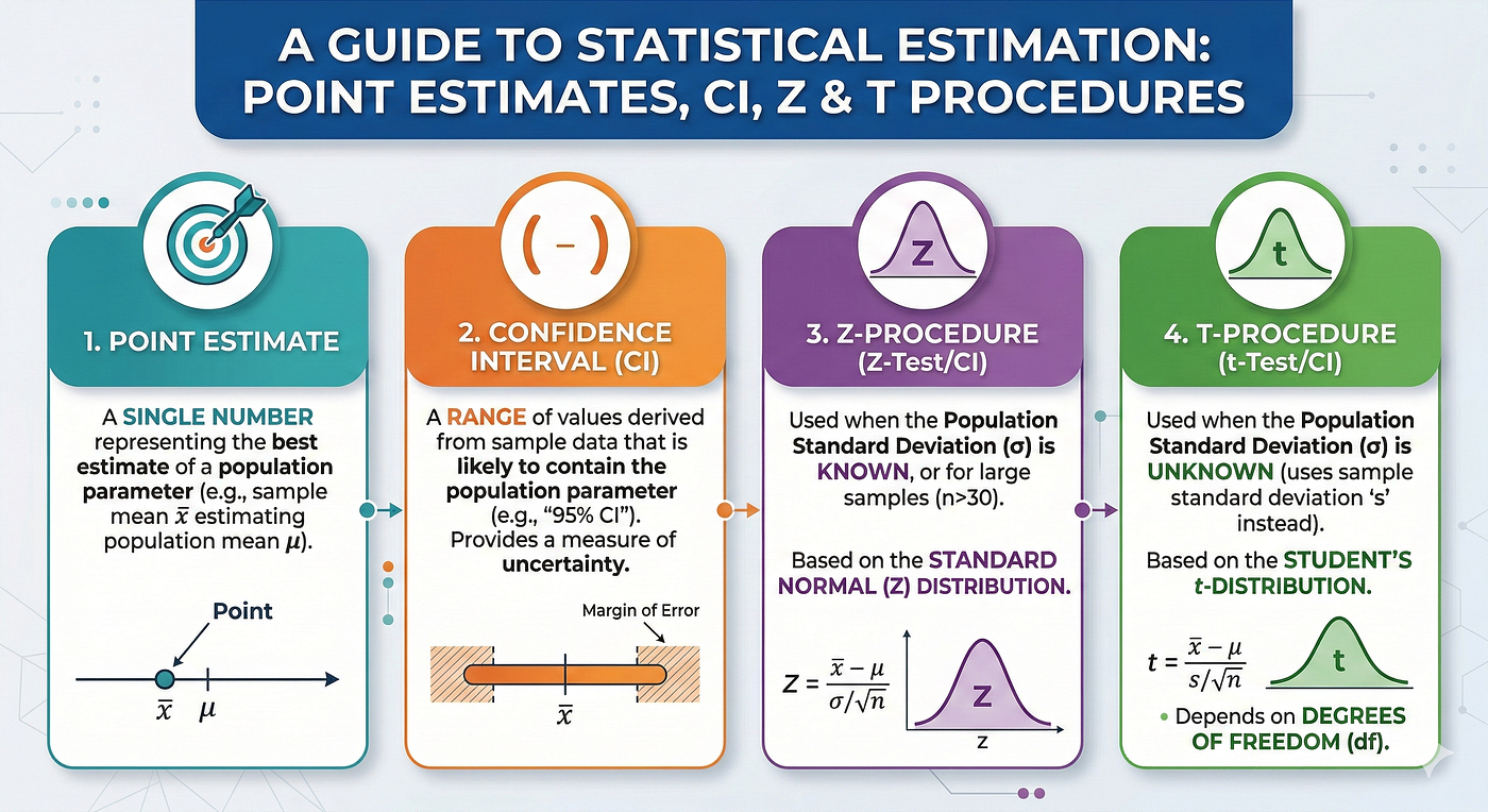 Point Estimate, Confidence Intervals
