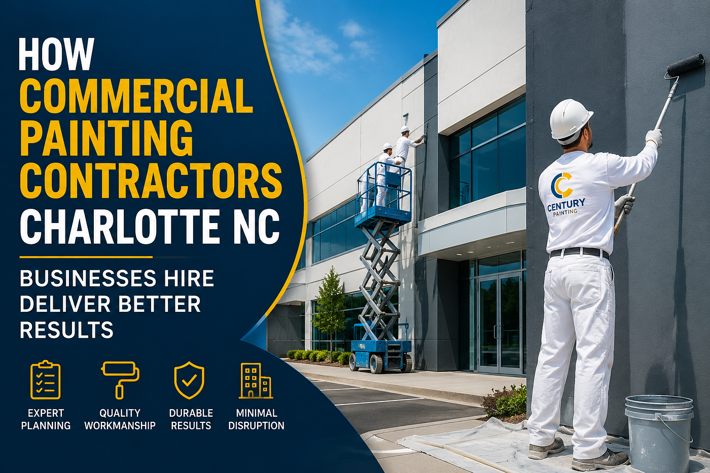 How Commercial Painting Contractors Charlotte NC Businesses Hire Deliver Better Results