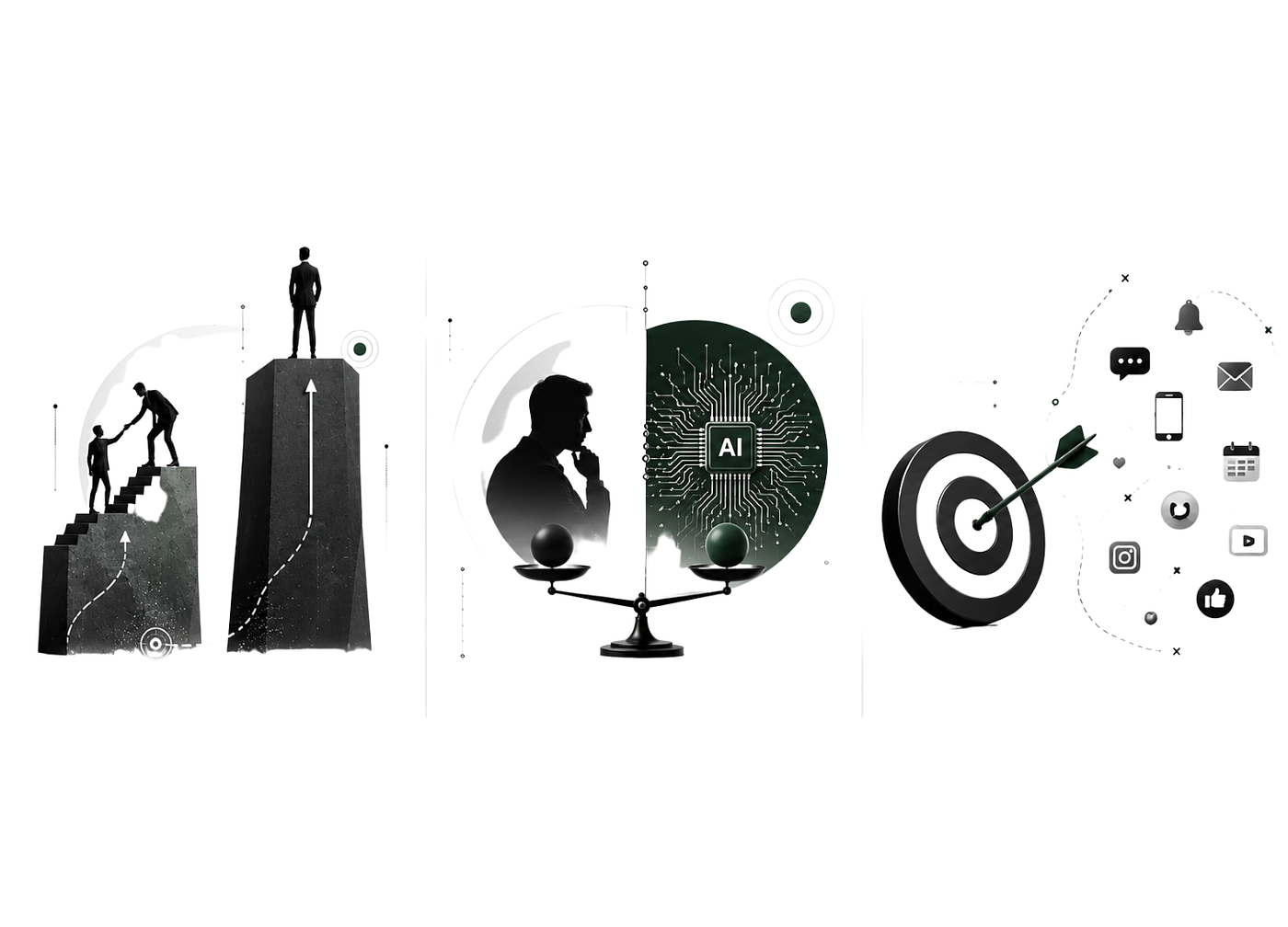 Mentor vs Sponsor, Julgamento vs IA e Foco vs Distração