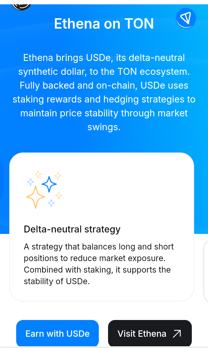 USDe x TON x STON.fi:. I Just Earned Dollar Rewards in My… | by  Yusufabbasth | Medium