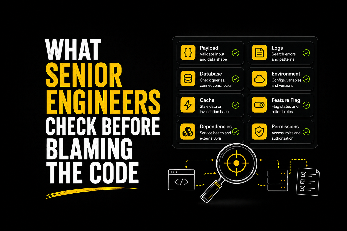What Senior Engineers Check Before Blaming the Code