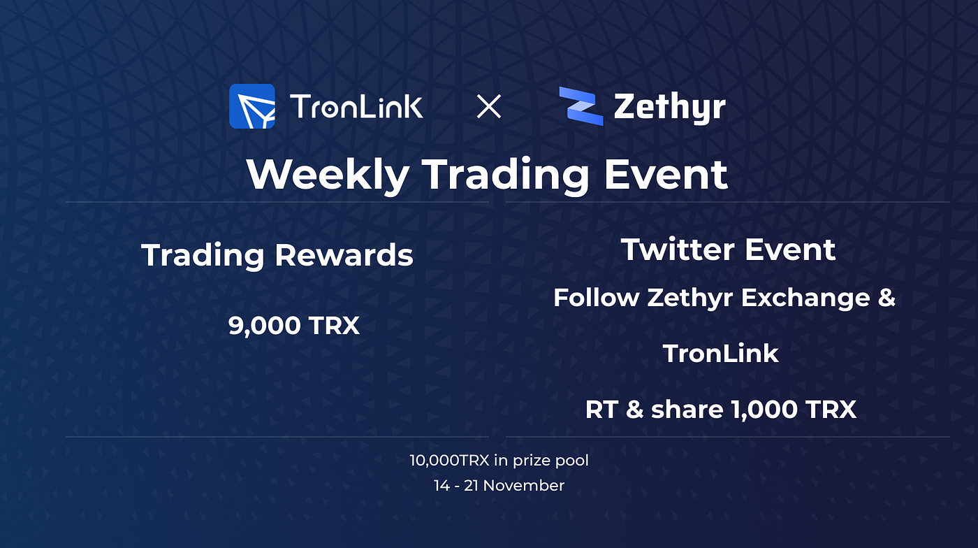 TronLink & Zethyr Event. Event details: | by TronLink Wallet | Medium