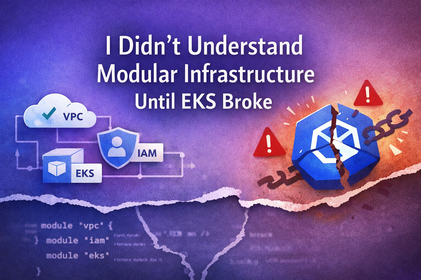 Day 20 of #30daysofawsterraform: I Didn’t Understand Modular Infrastructure Until EKS Broke
