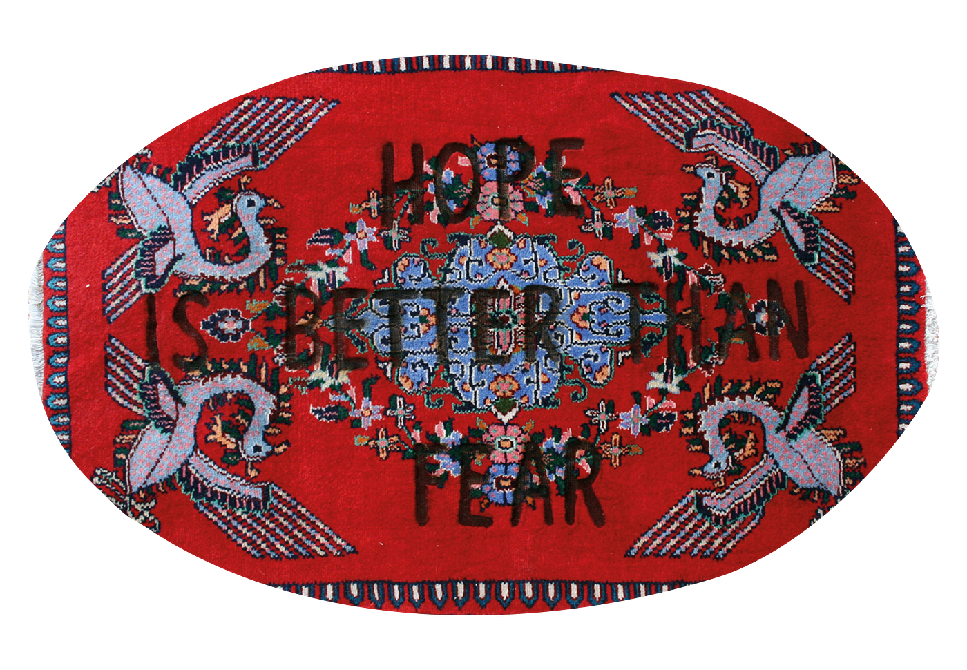 “Carpet#53 Hope is better than fear”, Loredana Longo