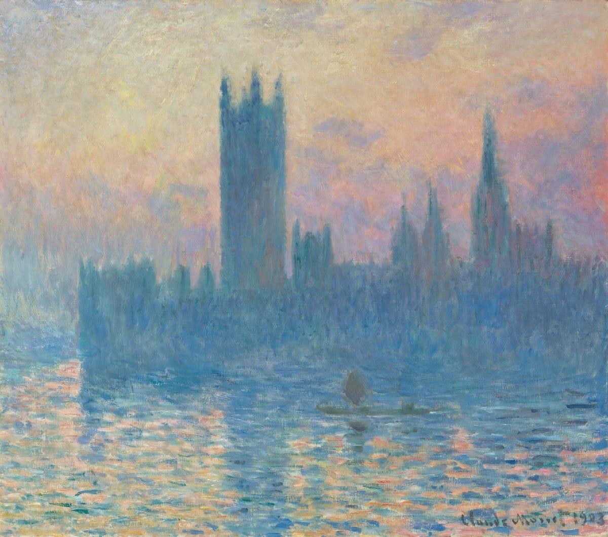風景画（油絵肉筆画）(885×880) galley Monet 89 Cherished Claude Monet Paintings from the Public Domain | by T