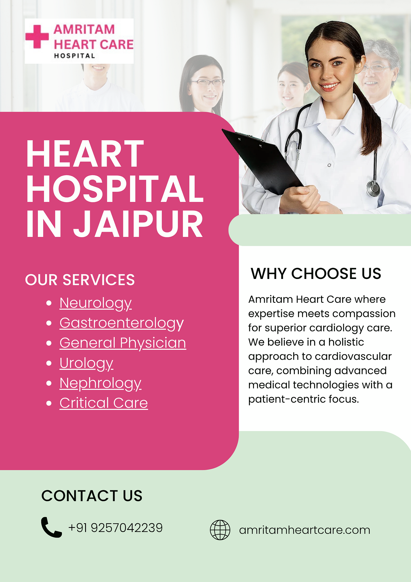 Heart Hospital in Jaipur | Advanced Cardiac Care at Amritam Heart Care