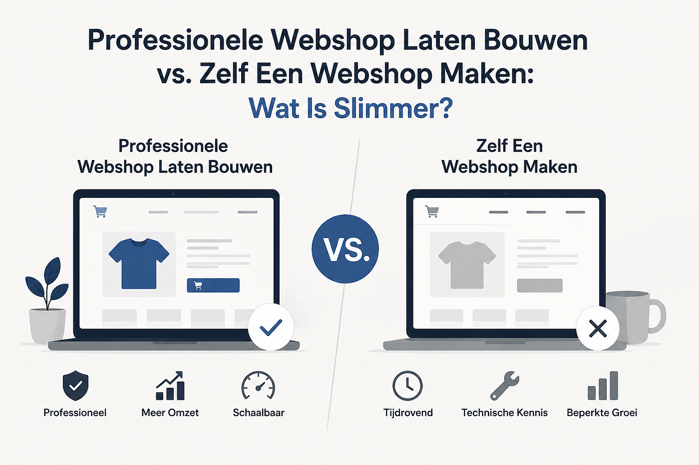 Professionele Webshop Laten Bouwen vs. Zelf Een Webshop Maken: Wat Is Slimmer?