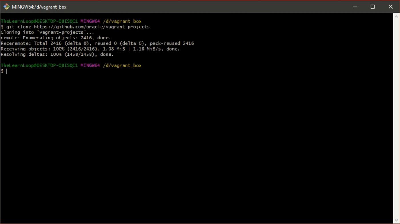 Setup a Docker environment using Vagrant