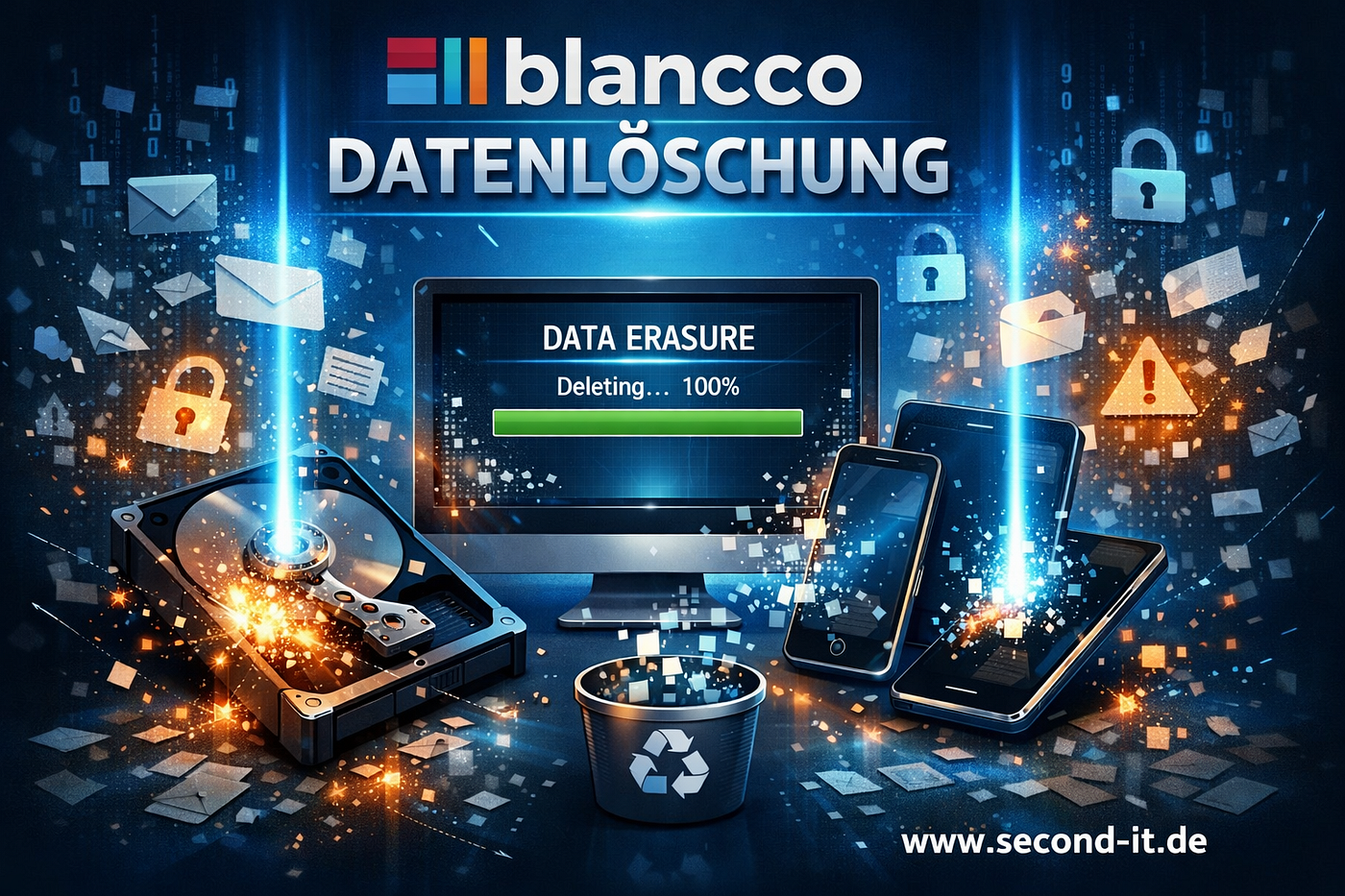 Blancco Datenlöschung: Sicher, zertifiziert & DSGVO-konform