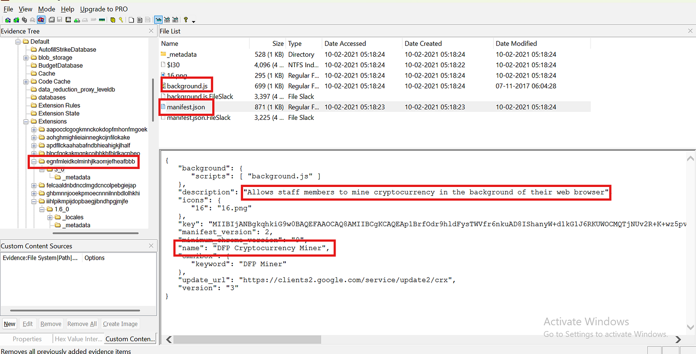Browser Forensics Cryptominer. This blog solving is one of the… | by  Karthik Anand M | Medium