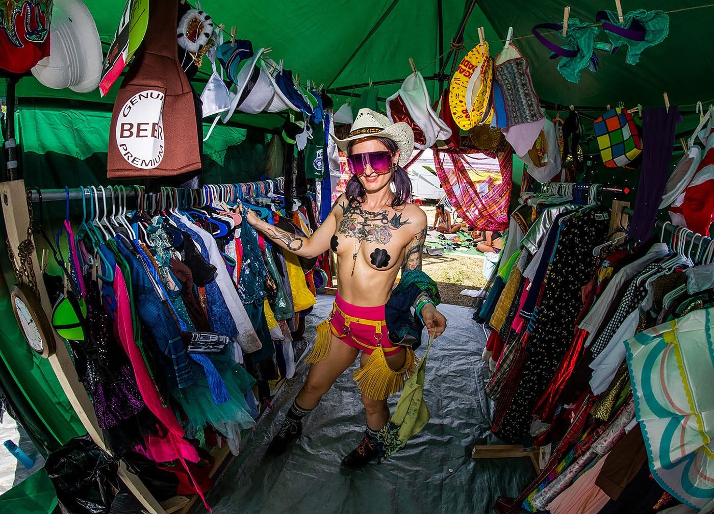 Sustainable Costumes on The Playa