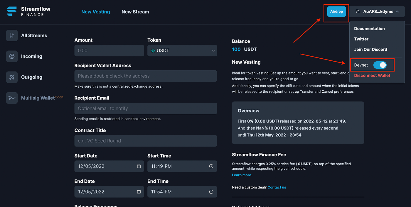Distribute Tokens with Ease using Streamflow Finance | by CAVICON | Medium