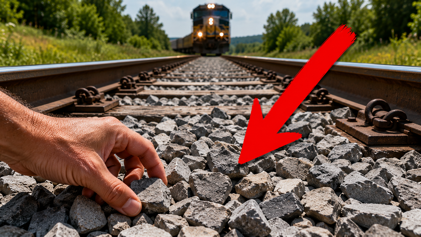 Why Are There Stones Along Railway Tracks?