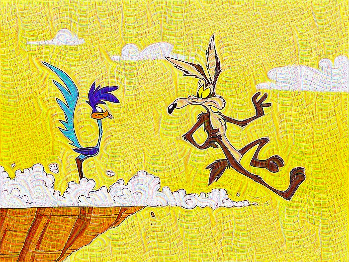 Did You Notice This in Coyote and the Road Runner?