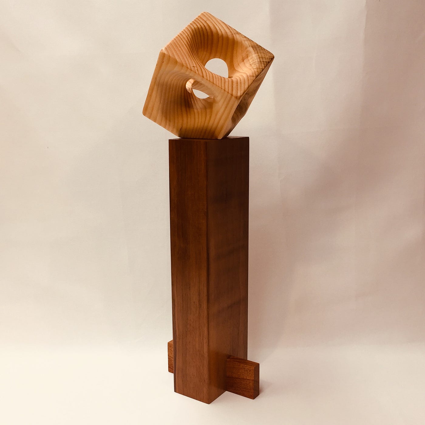 Spiritual Balance. Wood Sculpture art by Dobe Art | Dobe Art