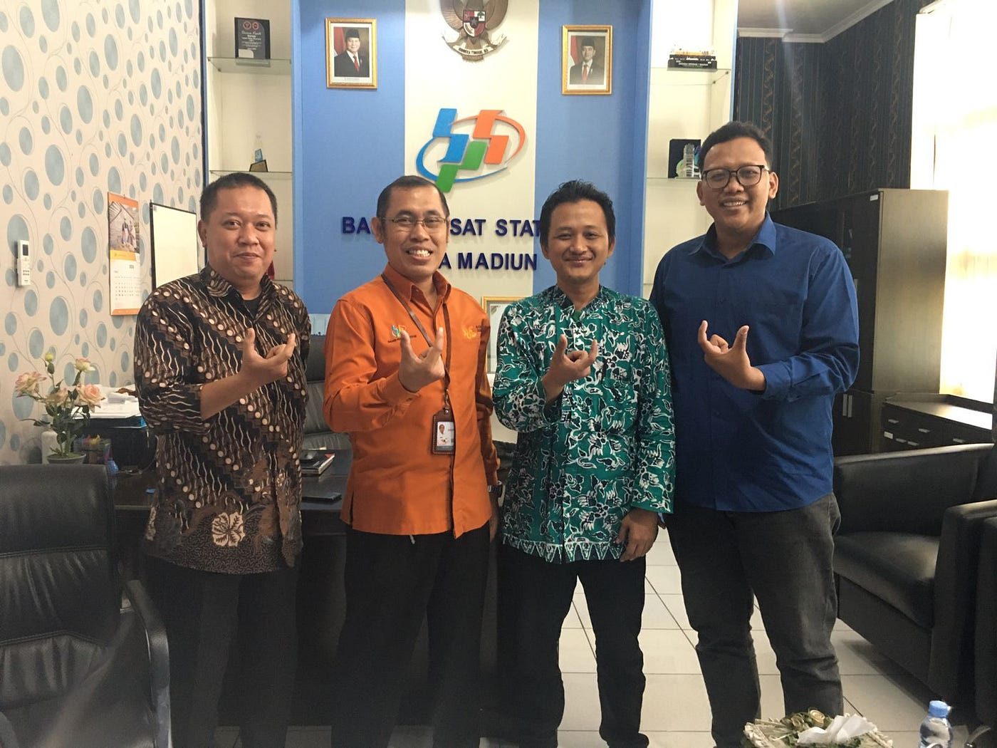 Prodi Manajemen UMMAD (UMJT) Bahas Kemitraan dengan BPS Kota Madiun