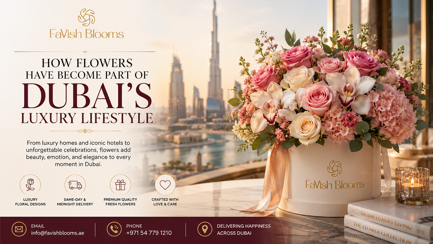 How Flowers Have Become Part of Dubai’s Luxury Lifestyle