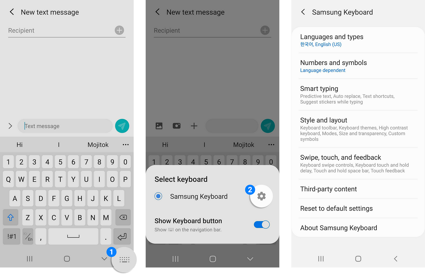 How to get stickers on Samsung phone keyboard | mojitok