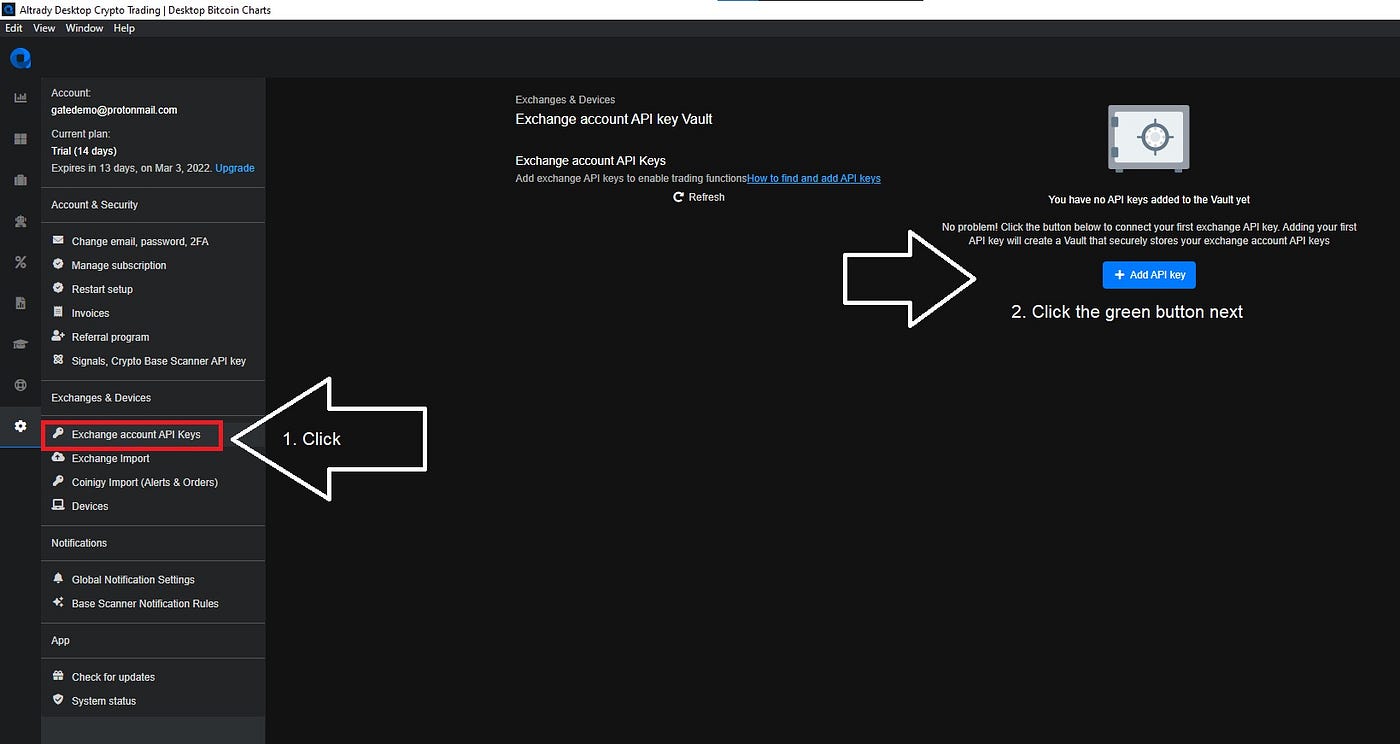 How to register and find API key on Gate.io for Altrady | by Skyebits |  Gate.io Altrady Set-up | Medium
