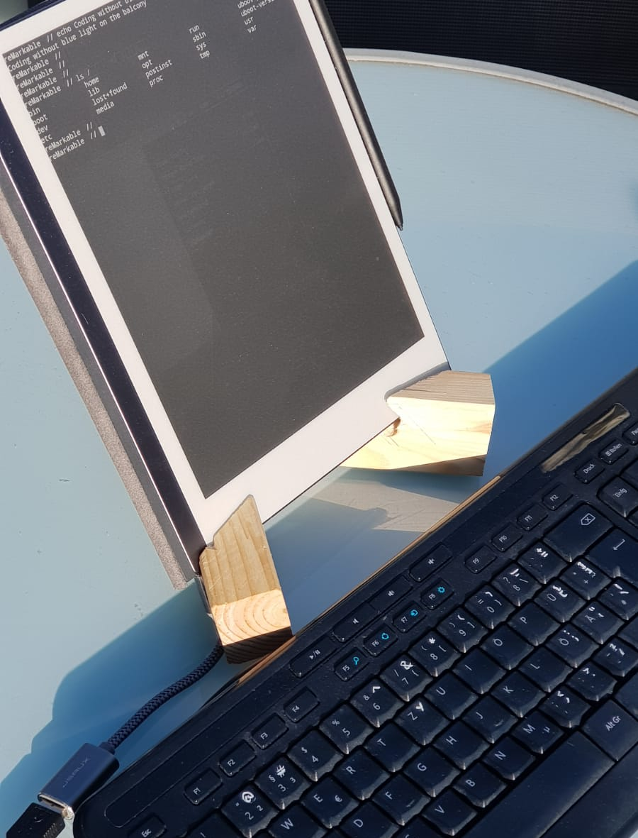 The reMarkable 2 Tablet as a Coding & Writing Device, by Benjamin Söllner