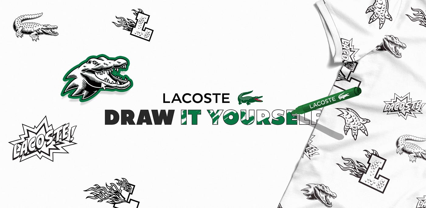 Lacoste — Draw It Yourself. 🚨 Here is a CaseStudy we made for our… | by  Merci-Michel ® | Medium