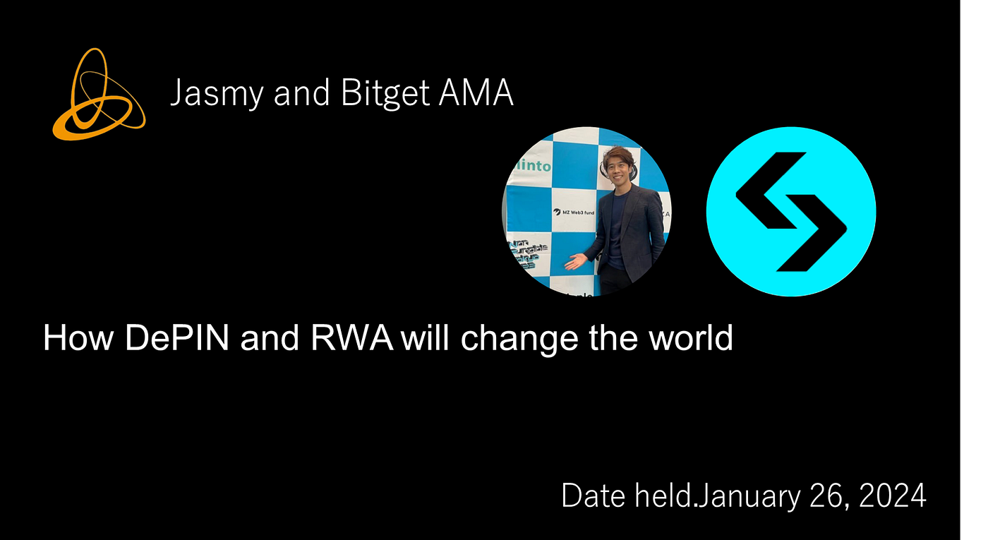 Jasmy and Bitget AMA (English translation) | by Jasmy | Medium